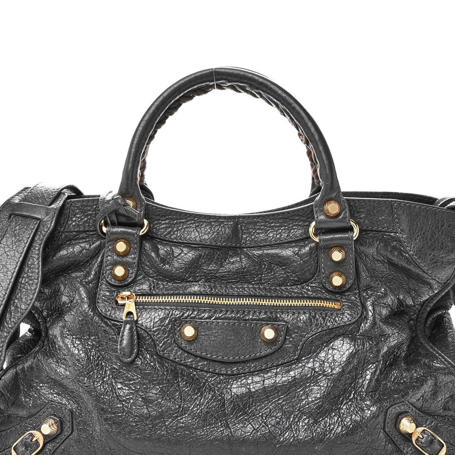 Agneau Giant 12 Gold Hardware City Gris Fossile