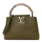 Taurillon Snakeskin Capucines BB Emerald