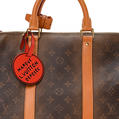 Monogram Dust Keepall Bandouliere 50