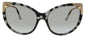 Dolce & Gabbana Havana Grey Cat Eye DG4337 31726V Sunglasses