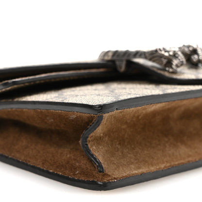 GG Supreme Monogram Super Mini Dionysus Shoulder Bag Taupe