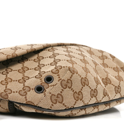 Monogram Large Belt Bag Beige Dark Brown