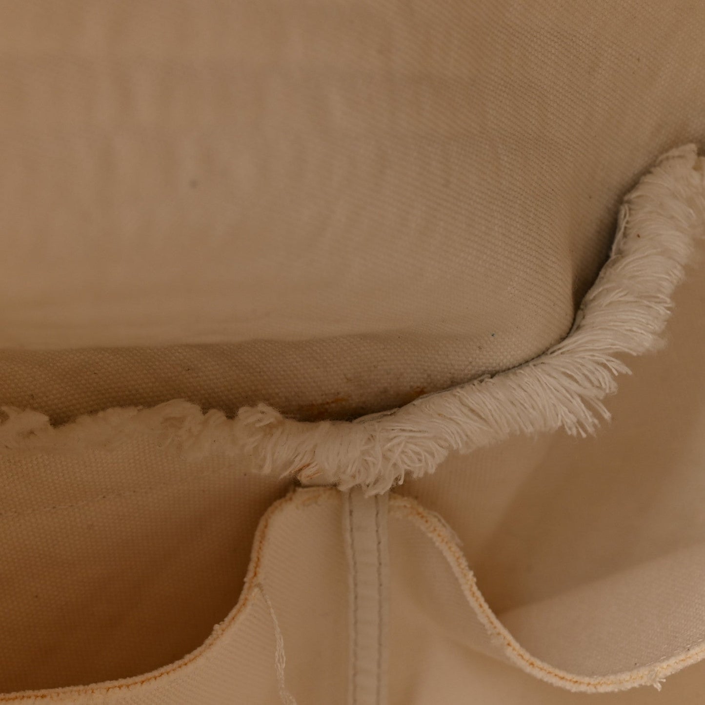 Nappa Intrecciato Canvas Fringe Maltinto Tote White