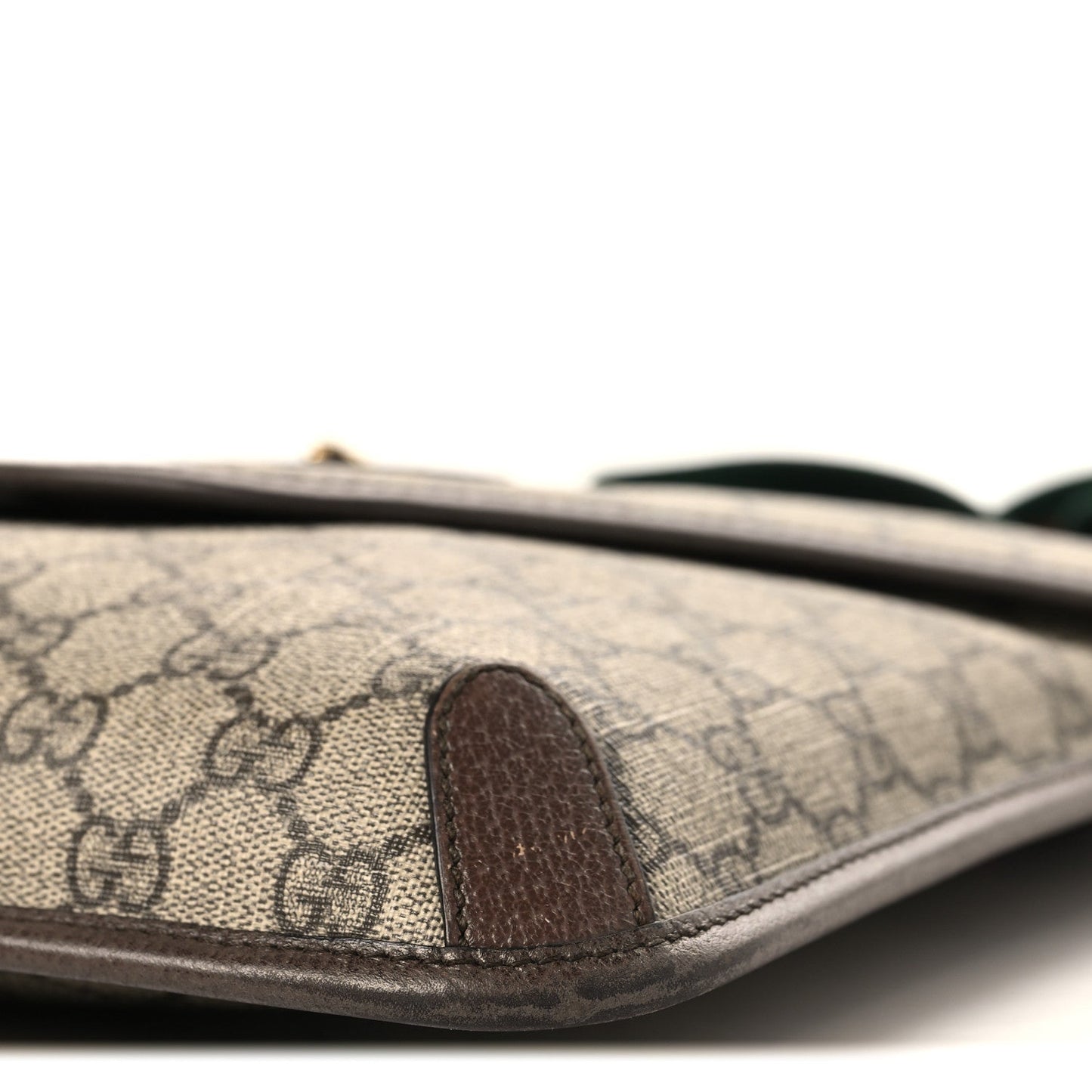 GG Supreme Monogram Web Medium Neo Vintage Flap Messenger Bag Beige New Acero