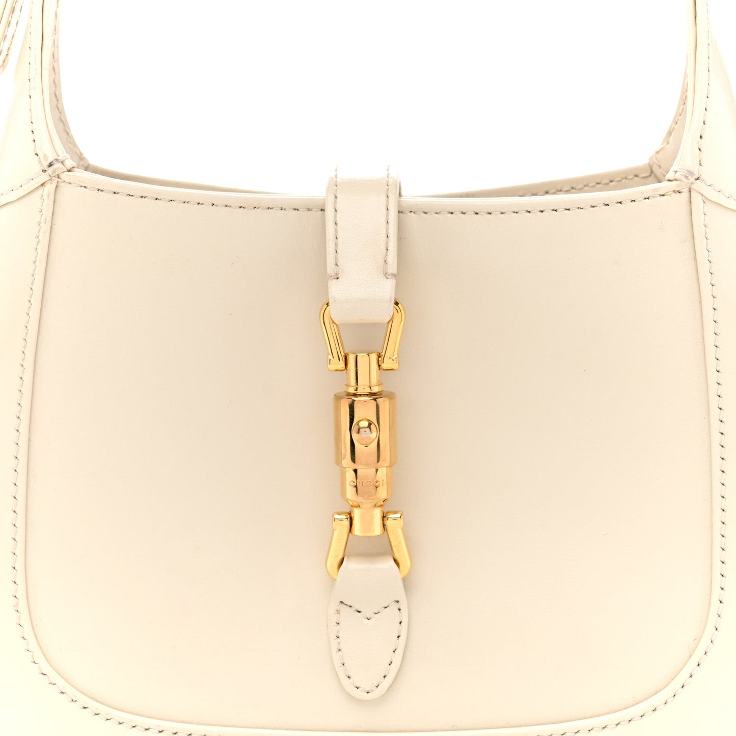 Boarded Dyana Lux Calfskin Mini Jackie 1961 Hobo Mystic White