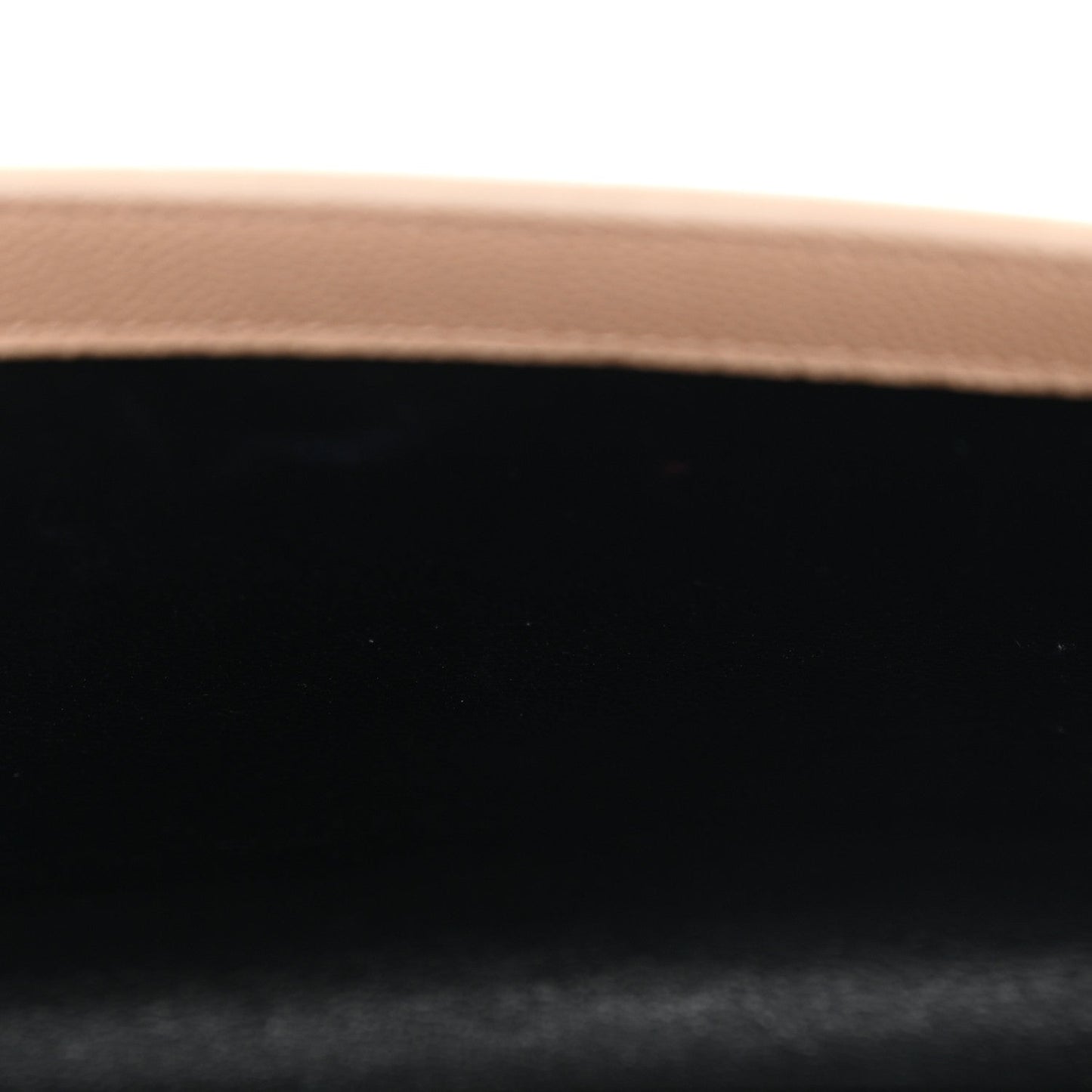 Grain De Poudre Monogram Uptown Chain Wallet Dark Beige