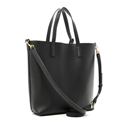 Calfskin Toy Shopping Tote Black