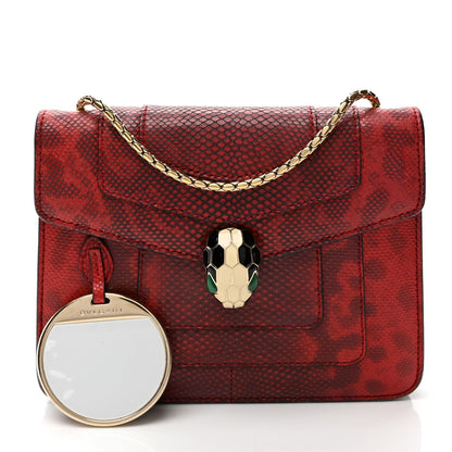 Karung Serpenti Forever Crossbody Red