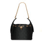 Washed Denim Quilted Small Chanel 25 Handbag Black