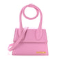 Smooth Calfskin Le Chiquito Noeud Light Pink