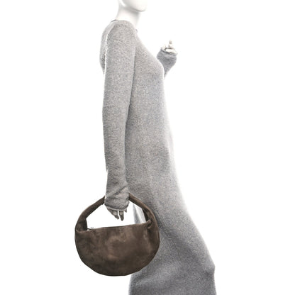 Suede Calfskin Medium Olivia Hobo Toffee