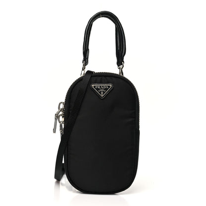 Tessuto Nylon Pocket Mini Bag Black