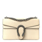 Dollar Calfskin Crystal Small Dionysus Shoulder Bag Mystic White