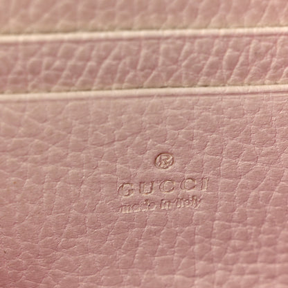 Dollar Calfskin Mini Dionysus Chain Wallet Mystic White