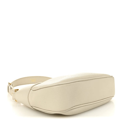 Goatskin Small Aphrodite Shoulder Bag Mystic White