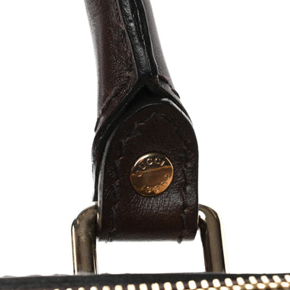 Monogram Vintage Web Medium Boston Dark Brown
