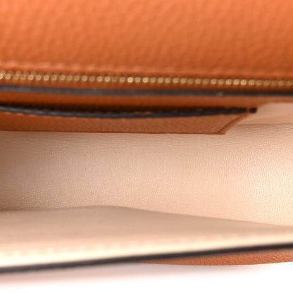 Grained Calfskin LV Pont 9 Soft MM Golden Siena