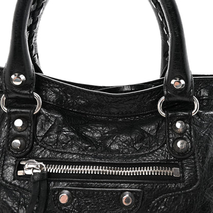 Agneau Arena Silver Hardware Small Le City Black