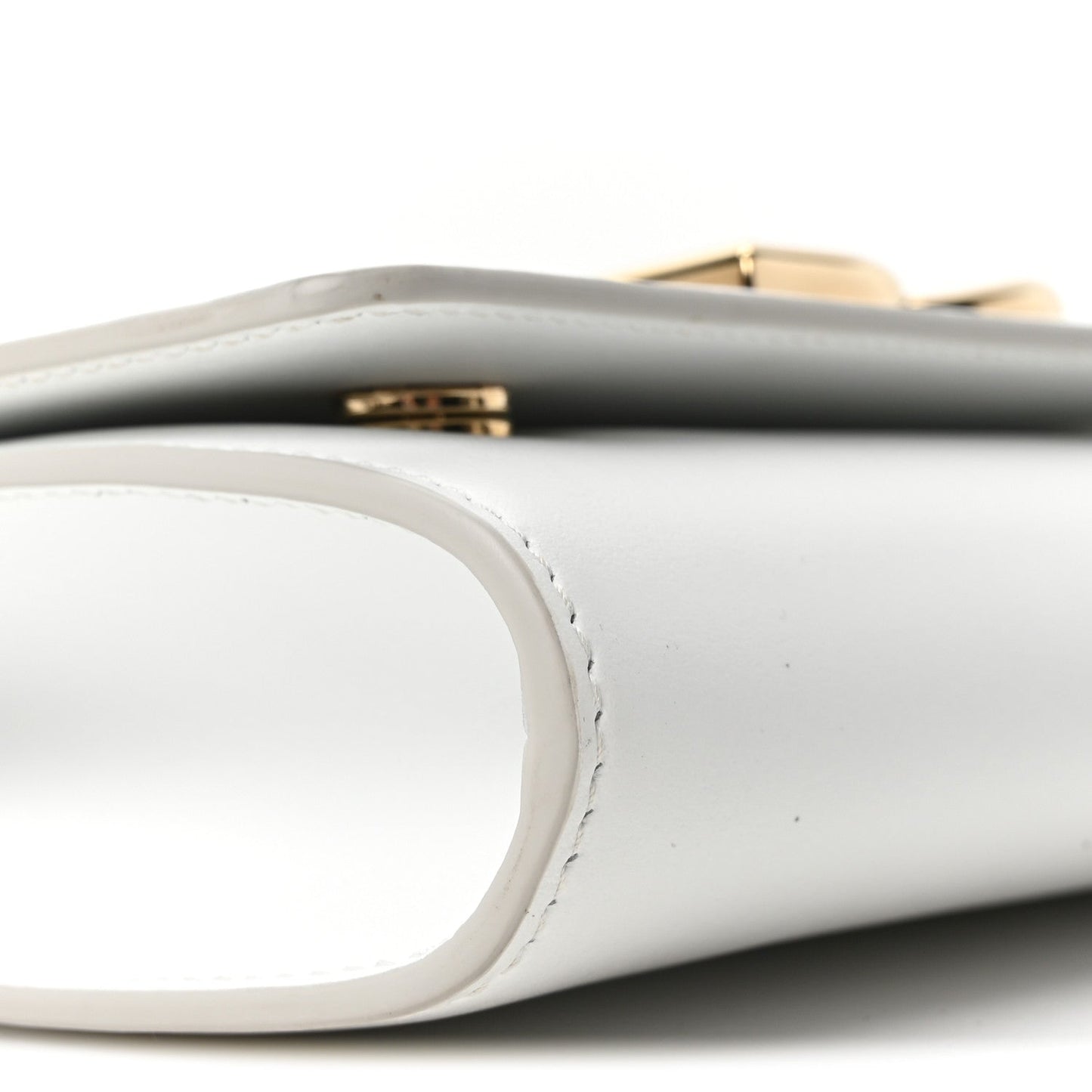 Calfskin DG Millennials Crossbody Bag White