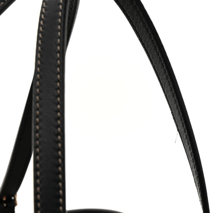GG Supreme Monogram Emblem Small Tote Bag Beige Black