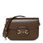 Azalea Calfskin Horsebit 1955 Shoulder Bag Brown Sugar