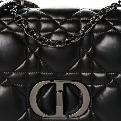 Calfskin Macrocannage Large Caro Bag Black