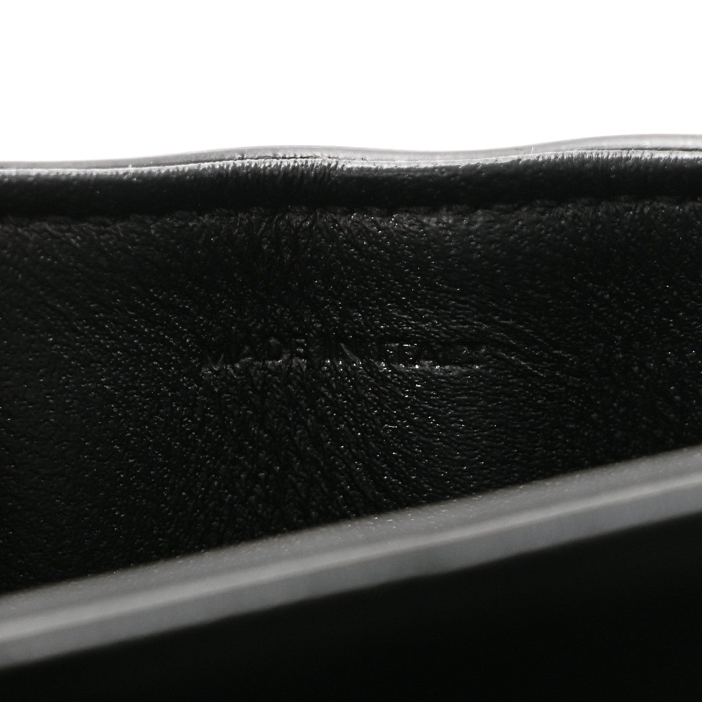 Calfskin Besace Clea Chain Triomphe Black