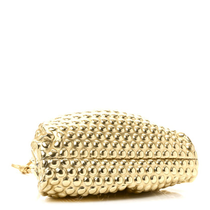 Metallic Fabric Bubble Wrap The Mini Pouch Gold