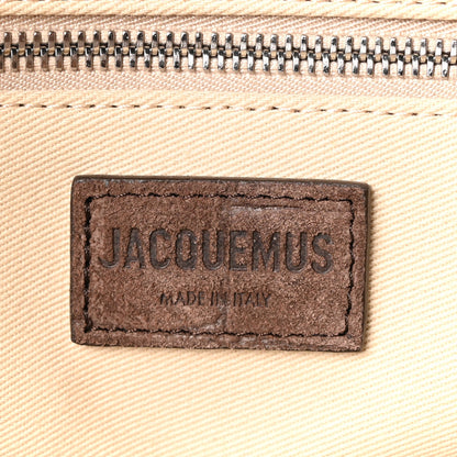 Suede Crocodile Embossed Le Turismo Dark Brown