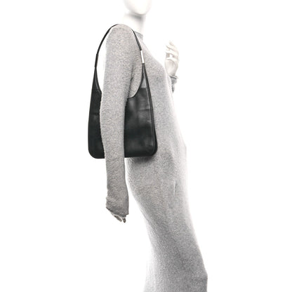 Calfskin Hobo Bag Black