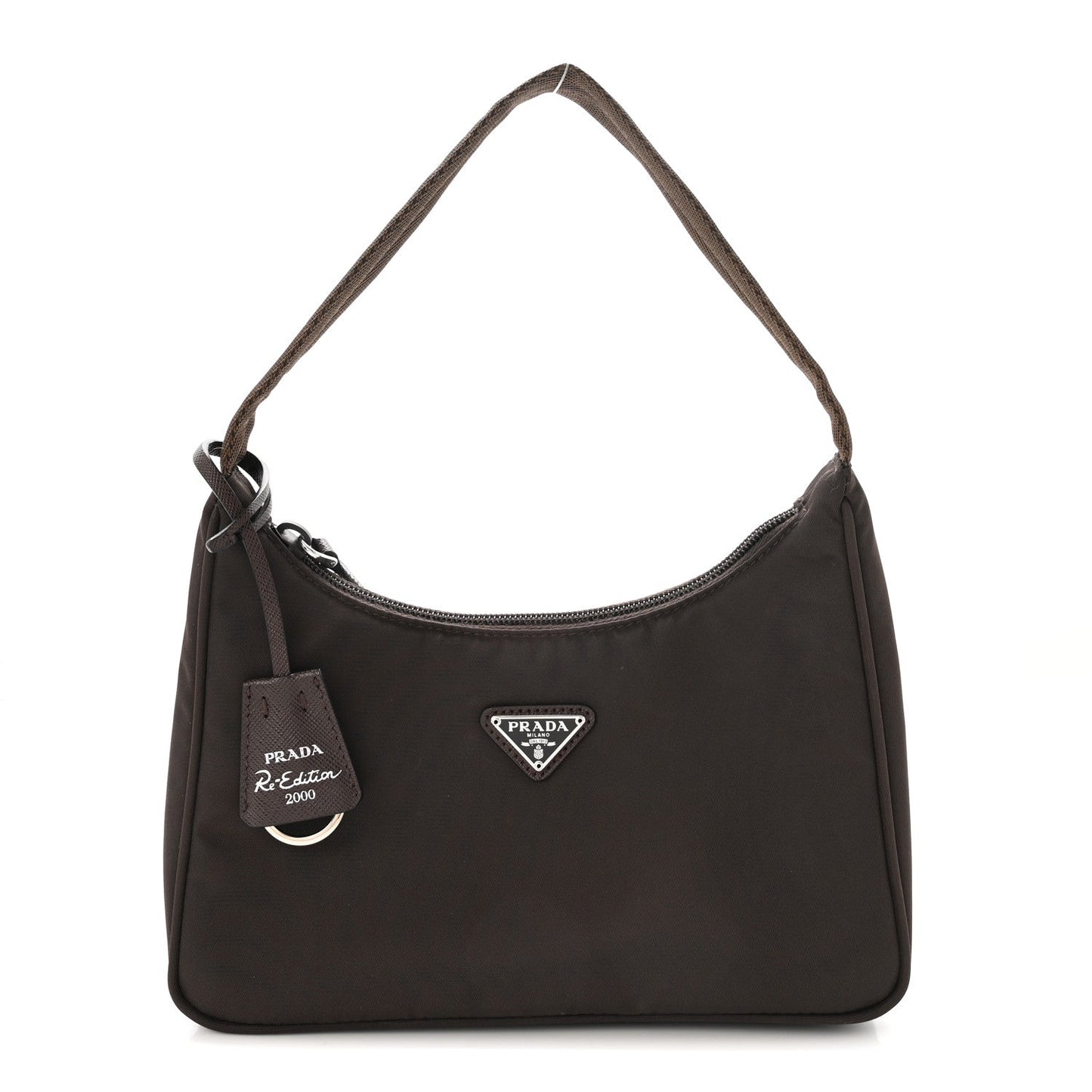 Tessuto Nylon Mini Re-Edition 2000 Bag Caffe