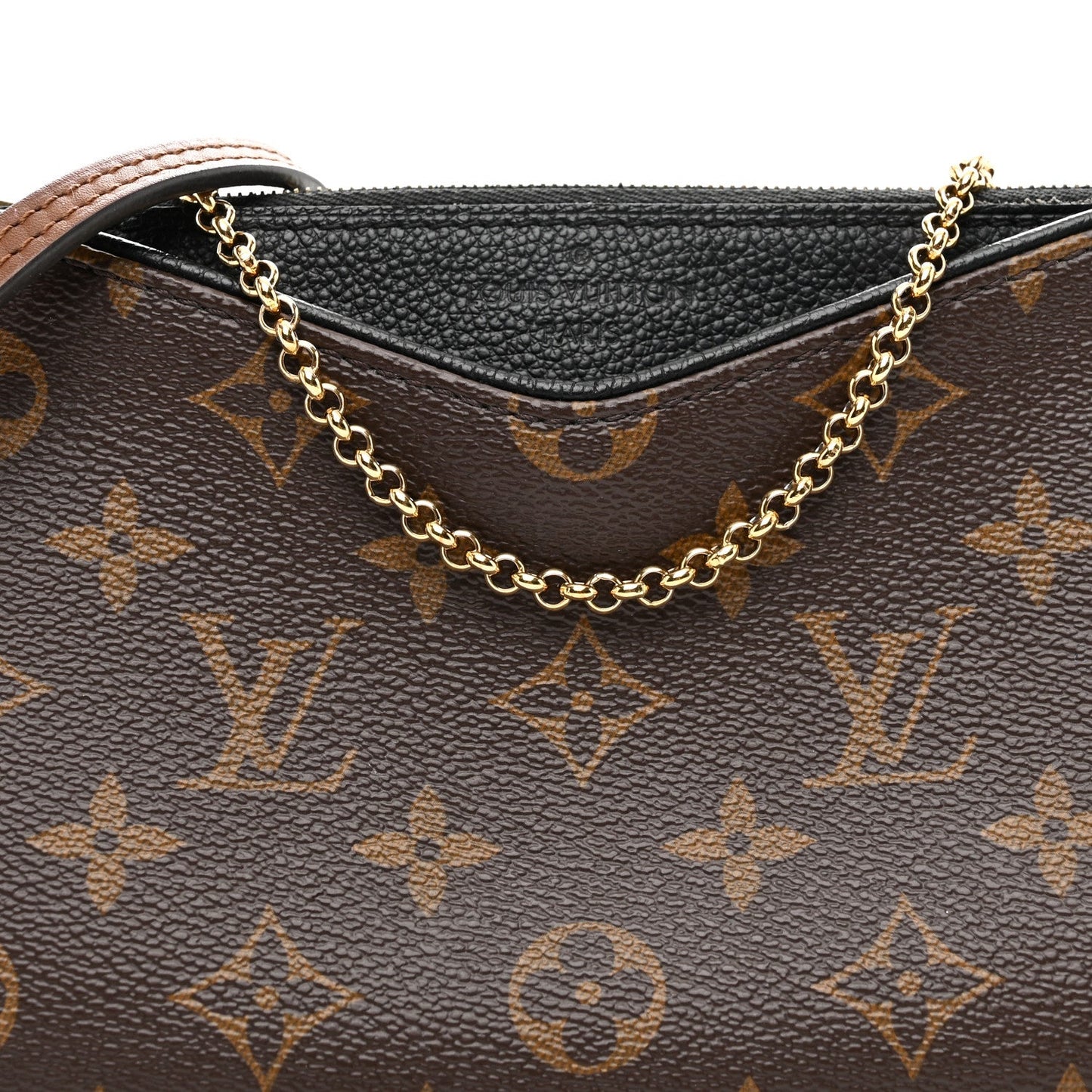 Monogram Pallas Clutch Black
