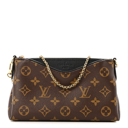 Monogram Pallas Clutch Black