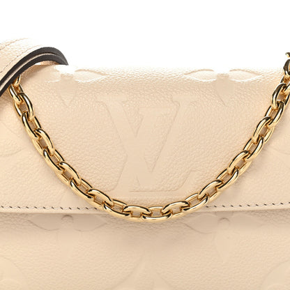 Empreinte Monogram Giant Ivy Wallet On Chain Cream