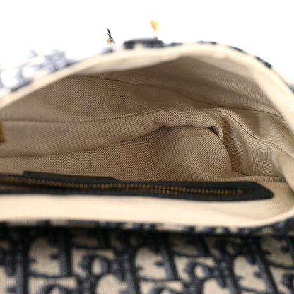 Oblique Saddle Bag Blue