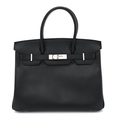 Epsom Birkin 30 Black