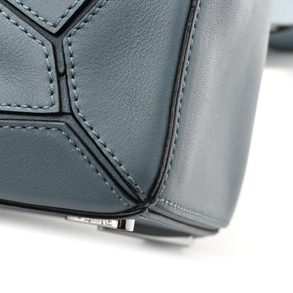 Calfskin Small Puzzle Bag Stone Blue