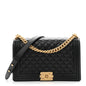 Caviar Quilted New Medium Boy Flap Black