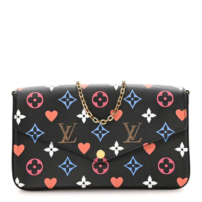 Game On Felicie Chain Wallet Black