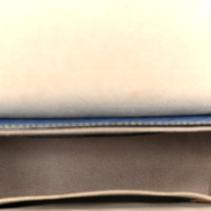 Epi Twist Shoulder Bag MM Denim Light