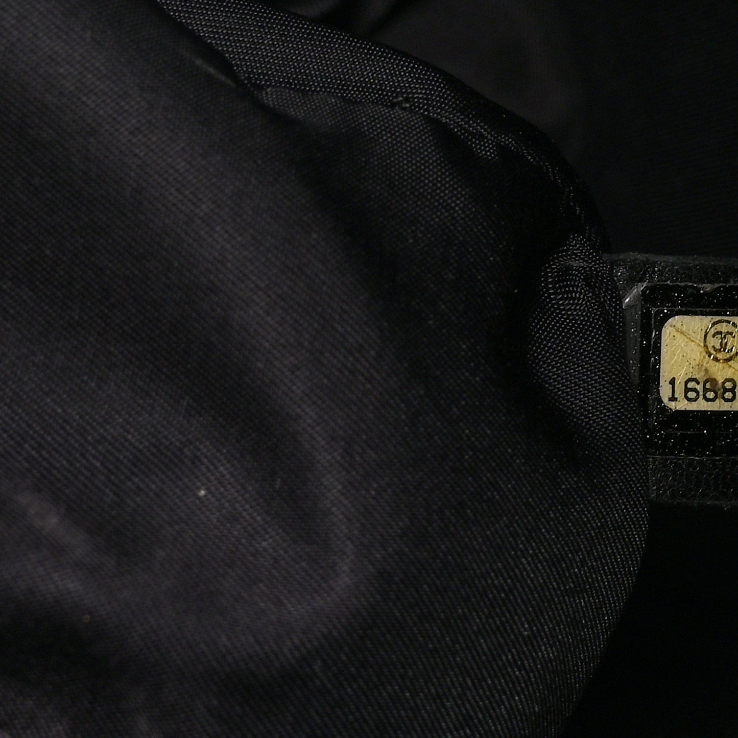 Coated Canvas Quilted Large Paris Biarritz Tote Black