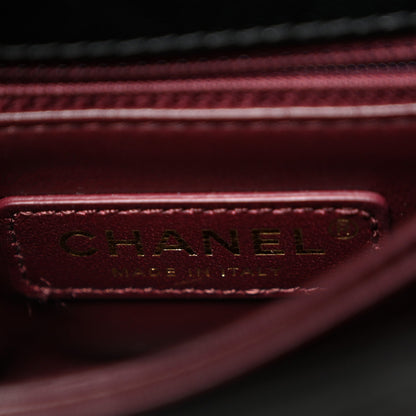 Caviar Quilted Extra Mini Coco Handle Flap Black