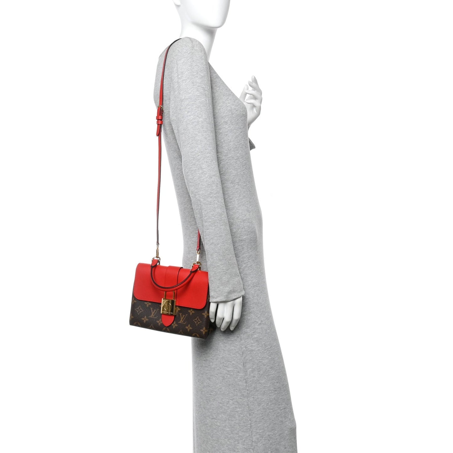 Monogram Locky BB Coquelicot
