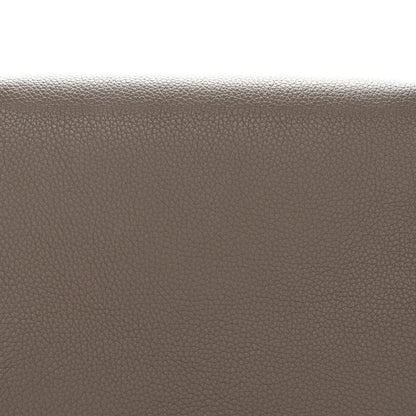 Drummed Calfskin Suede Medium Trapeze Souris