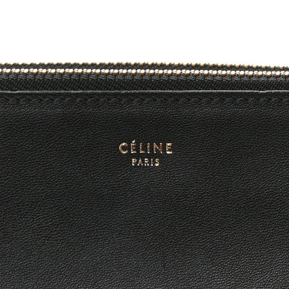 Lambskin Large Trio Crossbody Bag Black