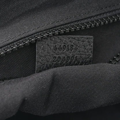 Nylon Monogram Small Flat Messenger Bag Black