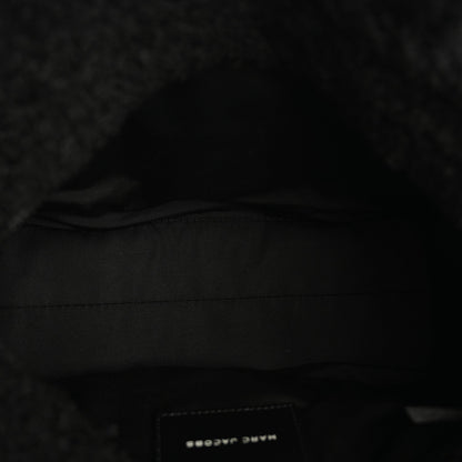 Polyester Cotton Medium The Teddy Traveler Tote Bag Black
