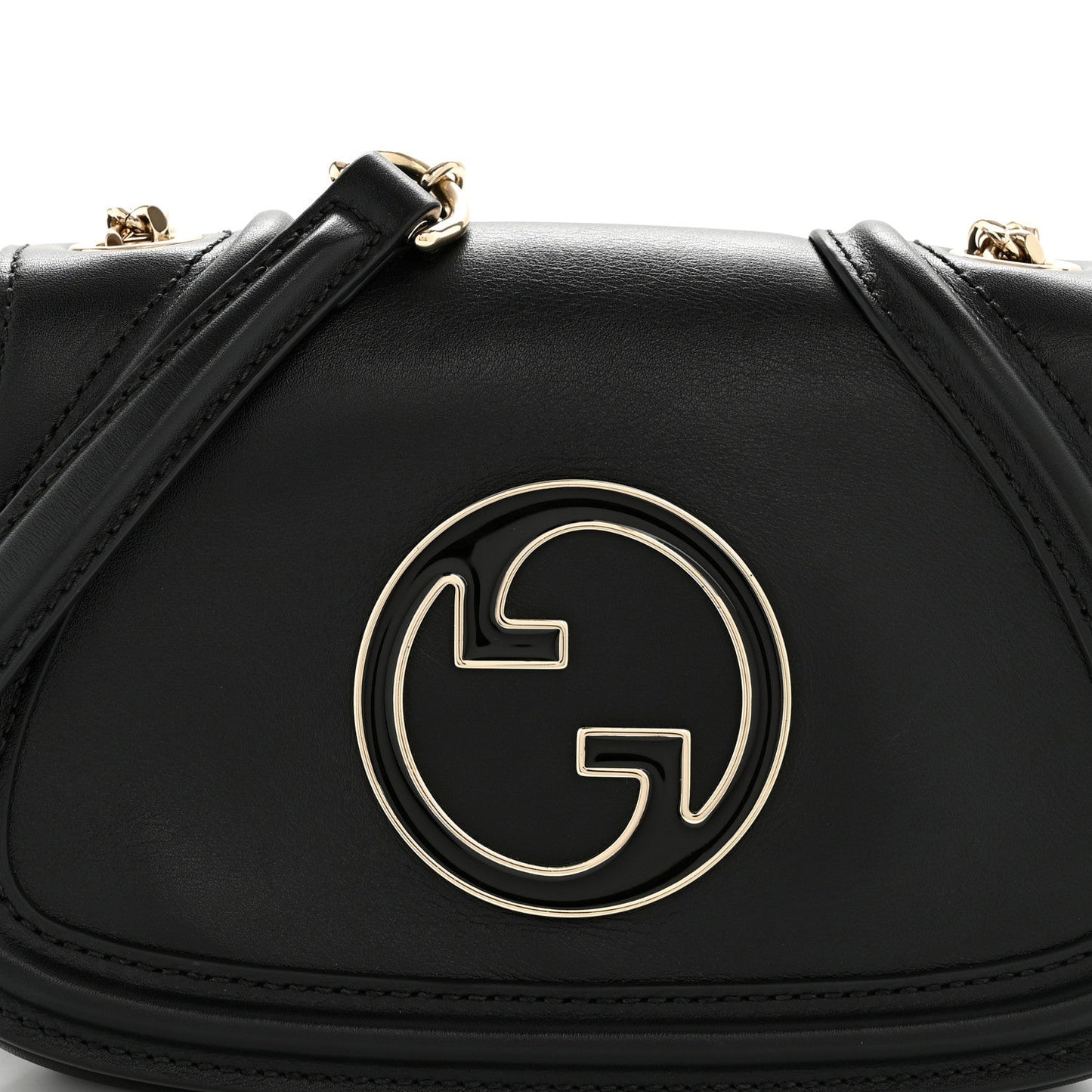Calfskin Blondie Small Shoulder Bag Black