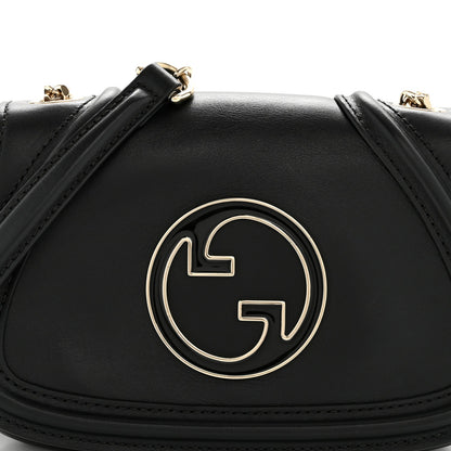 Calfskin Blondie Small Shoulder Bag Black