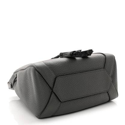 Heavy Grain Calfskin Mini Millie Charcoal